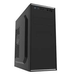 Spire Jet Stream ATX Case, 500W, USB3, 8cm Fan, Black with Silver Stripe