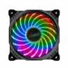 Akasa Vegas X7 12cm RGB Case Fan, Anti-Vibration, Fluid-Dynamic Bearing, Aura Sync Compatible