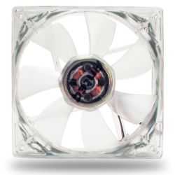 Antec Pro 8cm Clear Case Fan, 2600RPM, 3-pin with 4-pin Adapter