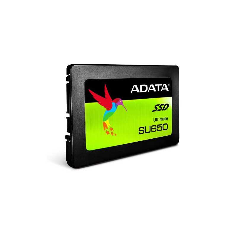 ADATA 960GB Ultimate SU650 SSD, 2.5, SATA3, 7mm (2.5mm Spacer), 3D NAND, 520/450 MB/s, 75K IOPS