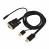 Approx HDMI Male to VGA Male Converter Cable with Audio