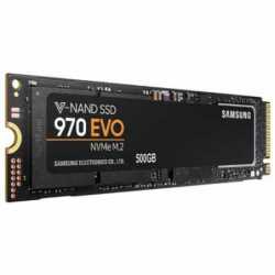 Samsung 500GB 970 EVO M.2 NVMe SSD, M.2 2280, PCIe, V-NAND, R/W 3400/2300 MB/s