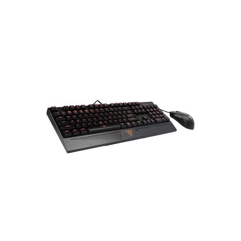 Gamdias HERMES LITE Gaming Desktop Kit, Mechanical Keyboard, Lighting Effects, 4000DPI Mouse, US Layout