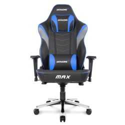 AKRacing Masters Series Max Gaming Chair, Black & Blue, 5/10 Year Warranty