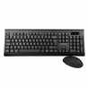 Sumvision Paradox V Wireless Keyboard and Mouse Desktop Kit, Multimedia, Black