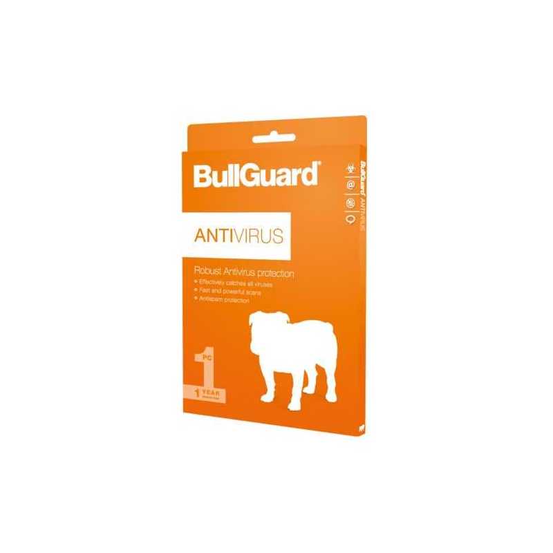 Bullguard Antivirus 2018 Retail, 3 User (10 Licences), 1 Year, Windows Only