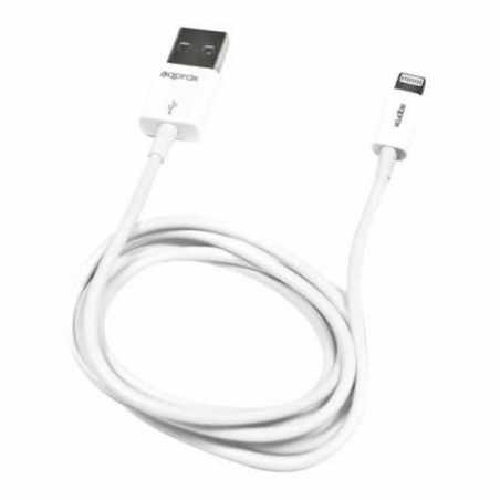 Approx (APPC03V2) Lightning Cable, Data/Charge, USB 2.0, White, Not Apple Certified