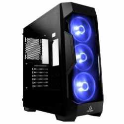 Antec DF-500 RGB Gaming Case with Front & Side Windows, ATX, No PSU, Tinted Tempered Glass, RGB Fans, Black