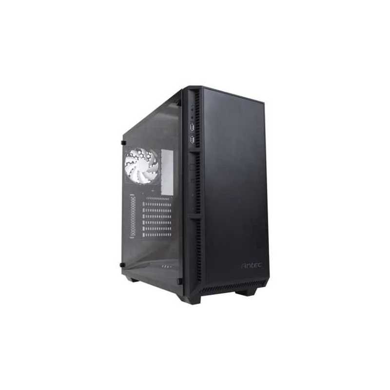 Antec P8 ATX Gaming Case with Window, No PSU, Tempered Glass, 3 x White LED Fans, Black