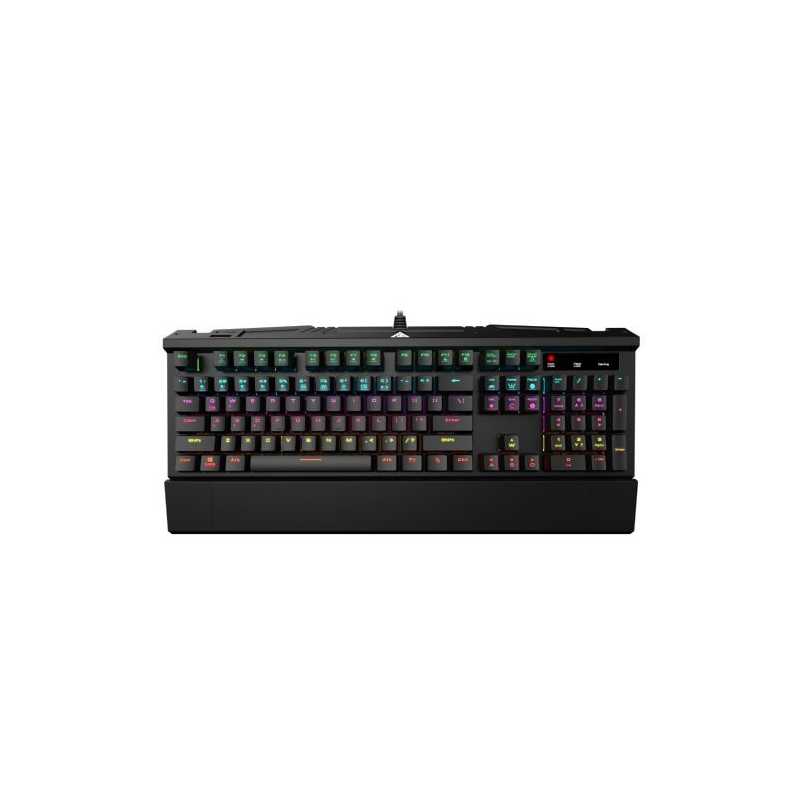 Gamdias HERMES Mechanical Gaming Keyboard, 7 Colour Backlight, Multimedia Keys, US Layout