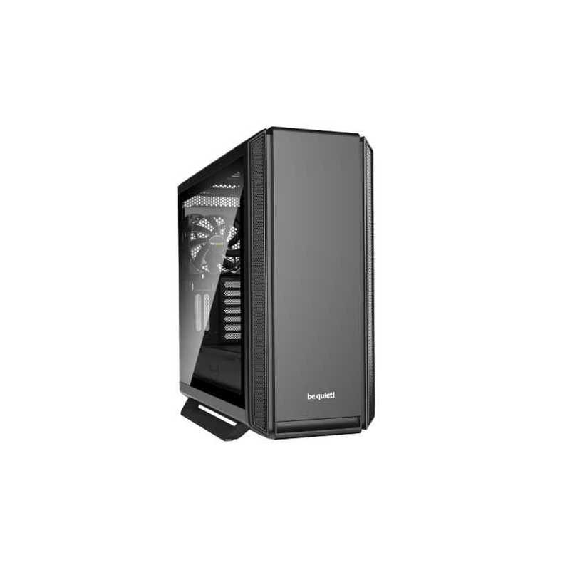 Be Quiet! Silent Base 801 Gaming Case with Window, E-ATX, No PSU, 3 x Pure Wings 2 Fans, PSU Shroud, Black