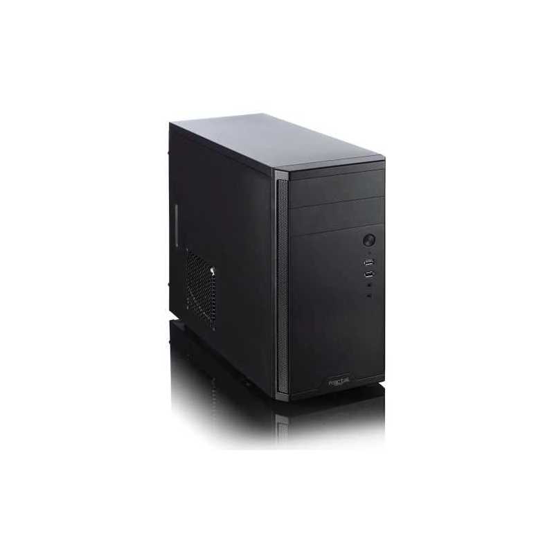 Fractal Design Core 1100 OEM Micro ATX Case, No PSU, NO FAN, 2 x USB 3.0, Brushed Aluminium-look