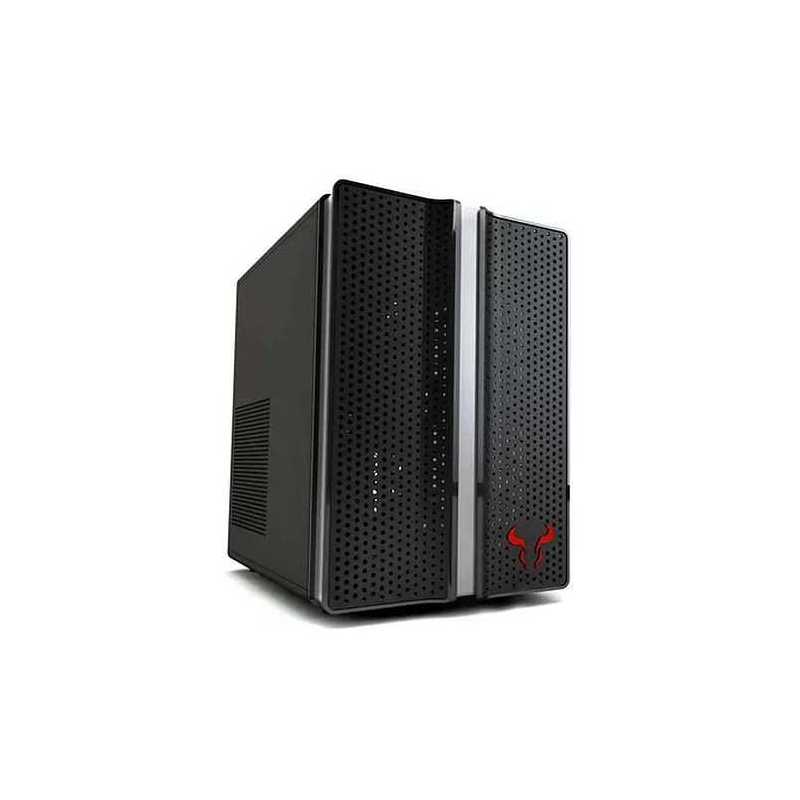 Riotoro CR1088 Mini Gaming Case, ATX, No PSU, 12cm Fan, RGB Lighting, Full-size ATX MB, GPU and PSU support