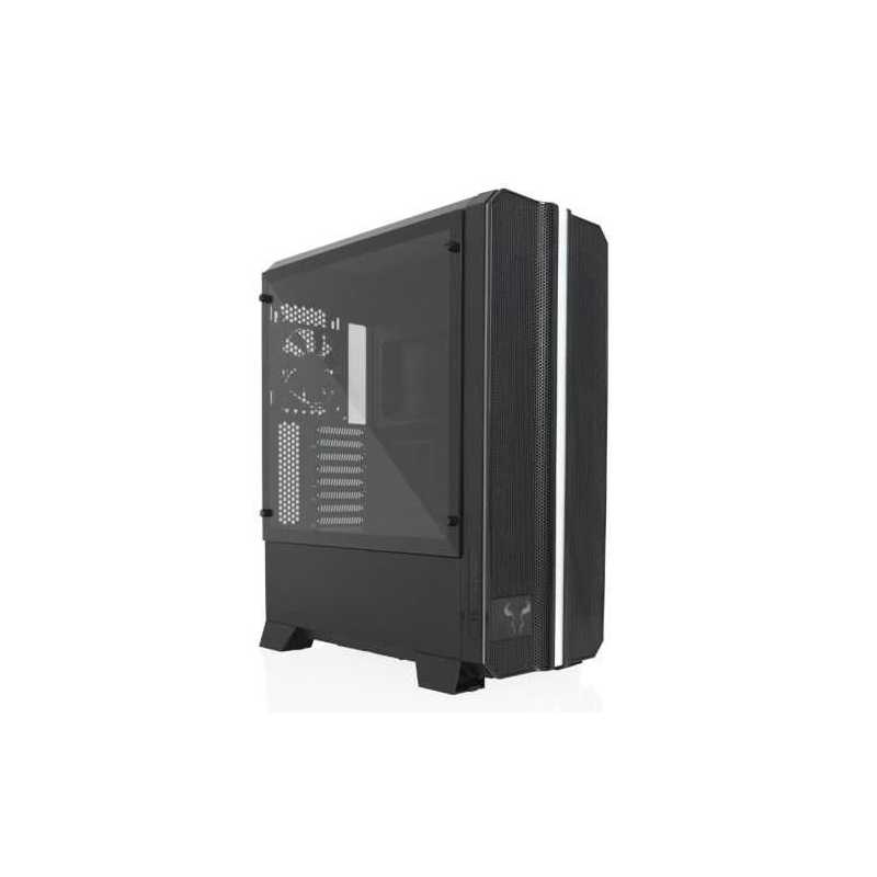 Riotoro CR1288TG PRISM RGB Gaming Case with Tempered Glass Window, E-ATX, No PSU, LED Strips, RGB Customisation