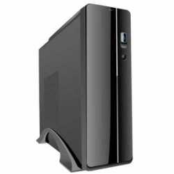 Spire Micro ATX Slimline Desktop Case, 300W, 8cm Fan, USB 2.0, Black