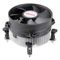 Akasa AK-CC7108EP01 Heatsink and Fan, Sockets 775, 1150, 1155, 1156 Heatsink and Fan, PWM Fan, up to 77W