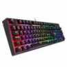 Xtrfy K3-RGB Mem-Chanical Gaming Keyboard, Mechanical Feel Switches, RGB Lighting, Anti Ghosting Keys
