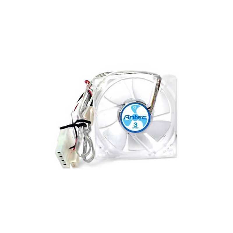 Antec TriCool 12cm Clear Case Fan, 3 Speed, 3-pin with 4-pin Adapter