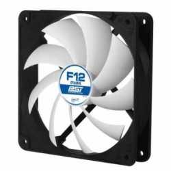Arctic F12 12cm PWM Case Fan, Black & White, 9 Blades, Fluid Dynamic, 6 Year Warranty
