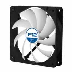Arctic F12 Low Noise 12cm Case Fan, Black & White, 9 Blades, Fluid Dynamic, 6 Years