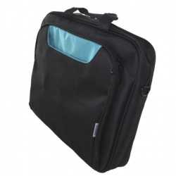 Approx (APPNBCP15BBL) 15.6 Laptop Carry Case, Multiple Compartments, Padded, Black/Blue, Retail
