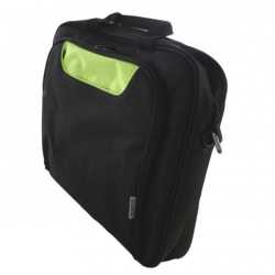 Approx (APPNBCP15BGP) 15.6 Laptop Carry Case, Multiple Compartments, Padded, Black/Green, Retail