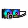 Corsair Hydro H100i RGB Platinum 240mm RGB Liquid CPU Cooler, 2 x 12cm PWM Fans