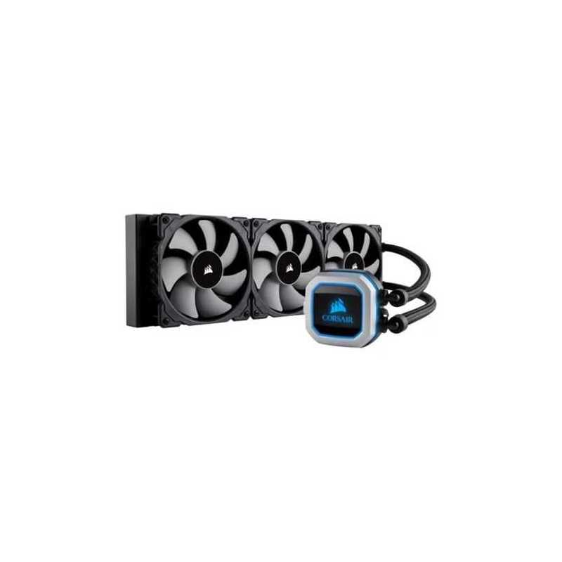 Corsair Hydro H150i Pro 360mm RGB Liquid CPU Cooler, 3 x 12cm PWM Fans, LED Pump Head