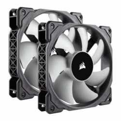 Corsair ML120 Premium 12cm PWM Case Fans x2, 12cm, Magnetic Levitation Bearing, Low Noise, 5 Year Warranty, Twin Pack