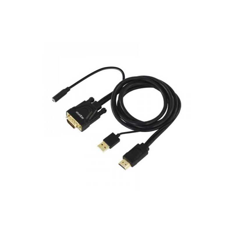 Approx HDMI Male to VGA Male Converter Cable with Audio