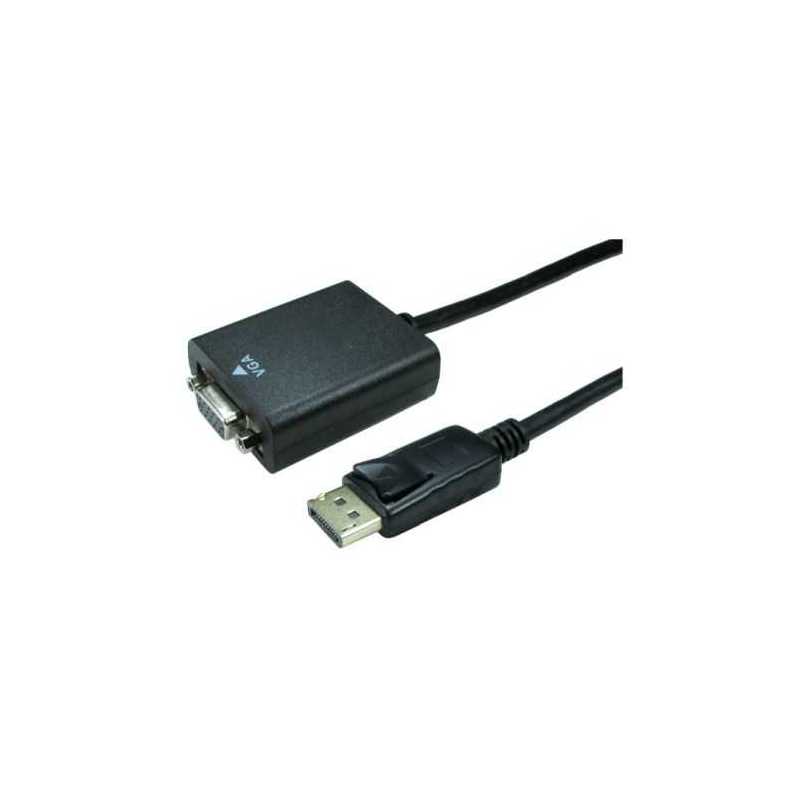 Spire DisplayPort Male to VGA Female Converter Cable, Black