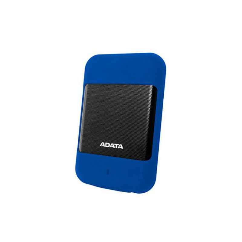 ADATA 1TB HD700 Rugged External Hard Drive, 2.5", USB 3.0, IP56 Water/Dust Proof, Shock Proof, Blue