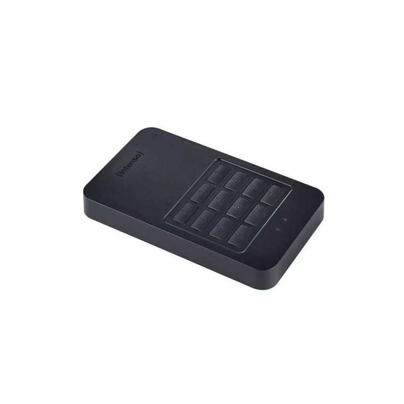 Intenso 1TB Memory Safe External Hard Drive, 2.5", USB 3.0, 256-bit Encryption, Black