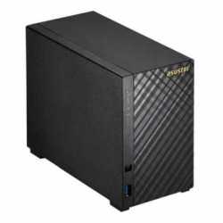 ASUSTOR AS1002T V2 2-Bay NAS Enclosure (No Drives), Dual Core 1.6GHz CPU, 512MB, USB3, GB LAN, Diamond-Plate Finish	