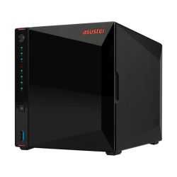 ASUSTOR NIMBUSTOR 4 (AS5304T) 4-Bay NAS Enclosure, Quad Core 2.5GHz CPU, 4GB DDR4, USB3.2, 2.5 GbE Ports, Diamond-cut Exterior