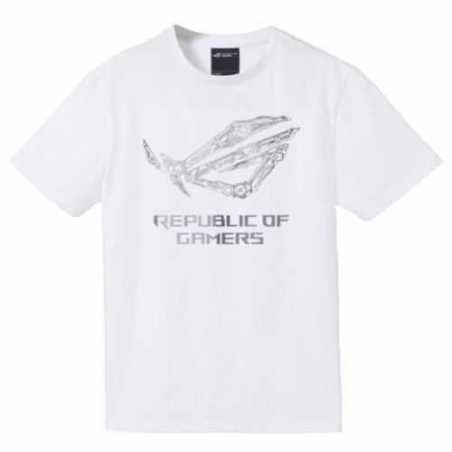 Asus ROG Mechanic T-Shirt, White, Small