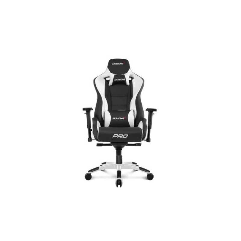 AKRacing Masters Series Pro Gaming Chair, Black & White, 5/10 Year Warranty