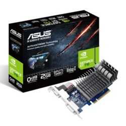 Asus GT710, 2GB DDR3, PCIe2, VGA, DVI, HDMI, 954MHz Clock, GPU Tweak II, Silent, Low Profile (No Bracket)