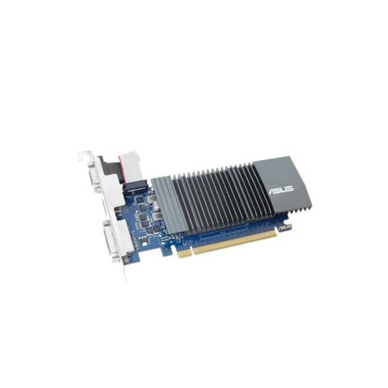 Asus GT710, 2GB DDR5, PCIe2, VGA, DVI, HDMI, Silent, Low Profile (Bracket Included)
