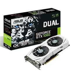 Asus GTX1060 DUAL OC, 3GB DDR5, DVI, 2 HDMI, 2 DP, 1809MHz Clock, Overclocked