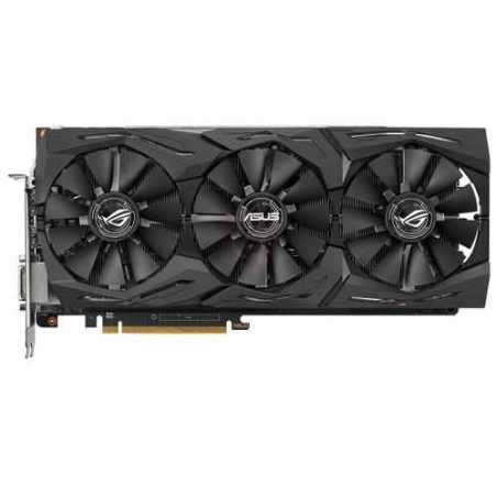 Asus Radeon ROG STRIX RX VEGA56 OC, 8GB HBM2, DVI, 2 HDMI, 2 DP, 1573MHz Clock, RGB Lighting
