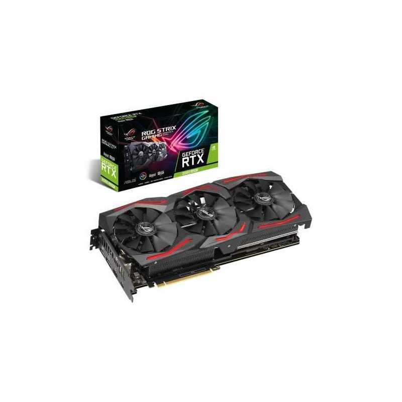 Asus ROG STRIX RTX2060 SUPER Advanced, 8GB DDR6, 2 HDMI, 2 DP, USB-C, 1710MHz Clock, 0dB Tech, RGB Lighting