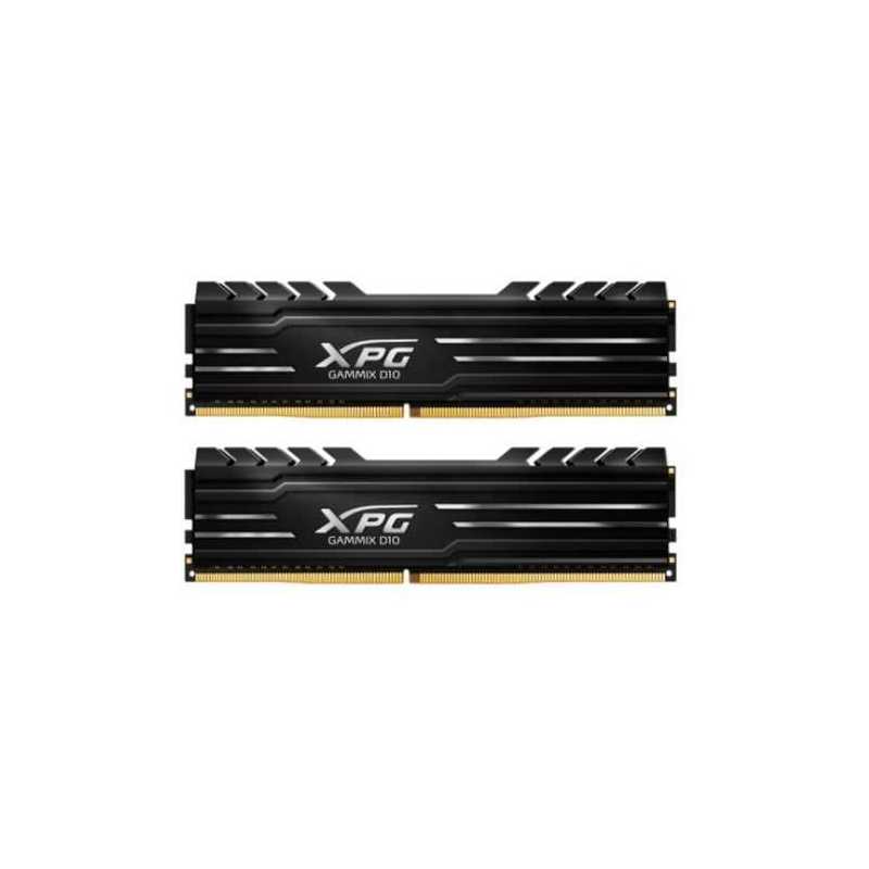 ADATA XPG GAMMIX D10 16GB Kit (2 x 8GB), DDR4, 2666MHz (PC4-21300), CL16, XMP 2.0, DIMM Memory, Low Profile