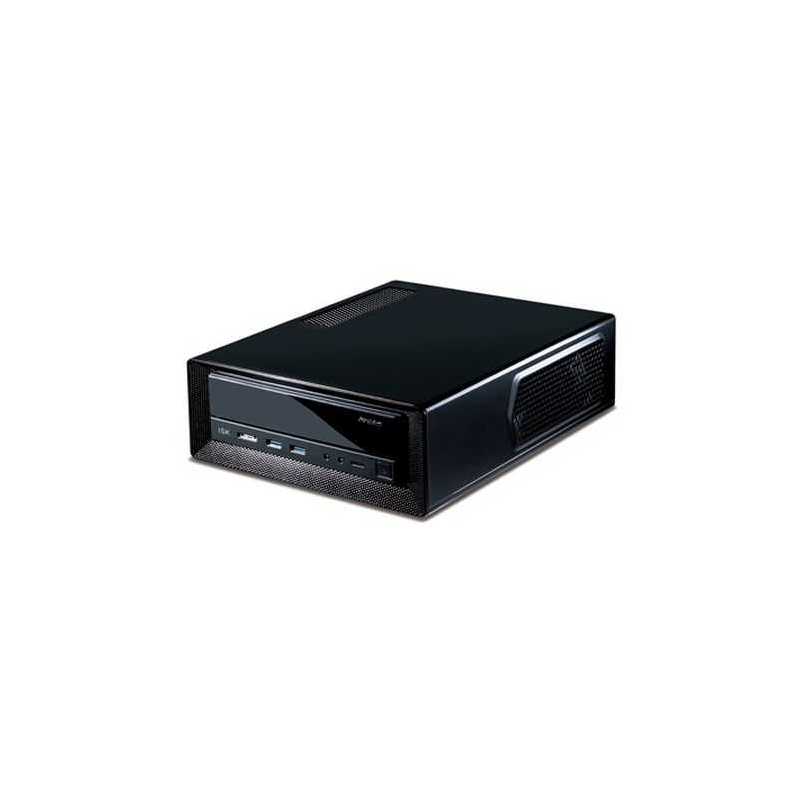 Antec ISK 300-150 Mini ITX Desktop Case, 150W, Quiet Fan, USB 3.0, eSATA, 2 x 2.5", Black