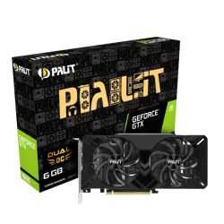 Palit GTX1660 DUAL OC, 6GB DDR5, DVI, HDMI, DP, 1830MHz Clock, LED Lighting, Overclocked