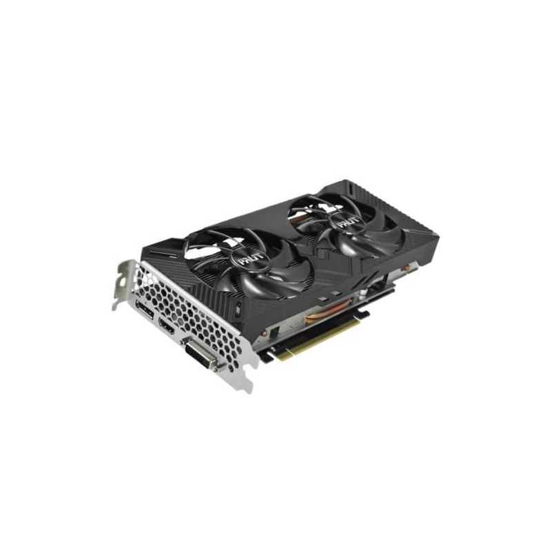 Palit GTX1660 DUAL OC, 6GB DDR5, DVI, HDMI, DP, 1830MHz Clock, LED Lighting, Overclocked