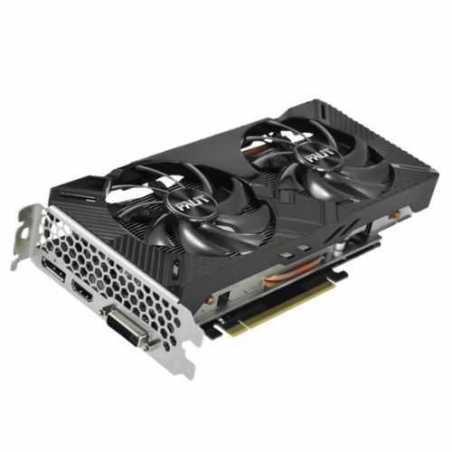 Palit GTX1660 DUAL OC, 6GB DDR5, DVI, HDMI, DP, 1830MHz Clock, LED Lighting, Overclocked