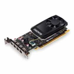 PNY Quadro P1000 Professional Graphics Card, 4GB DDR5, 4 miniDP 1.2 (1 x DVI & 4 x DP adapters), Low Profile (Bracket Included)