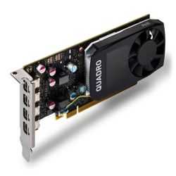 PNY Quadro P620 Professional Graphics Card, 2GB DDR5, 4 miniDP 1.4 (4 x DP adapters), Low Profile (Bracket Included)
