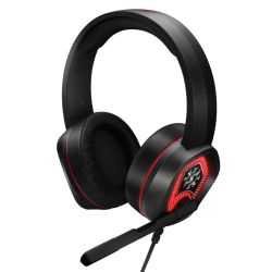 ADATA XPG EMIX H20 RGB Gaming Headset, 50mm Drivers, Virtual 7.1, Black & Red